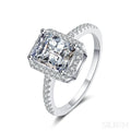 Radiant Cut Moissanite Engagement Ring Amy - Jewelry